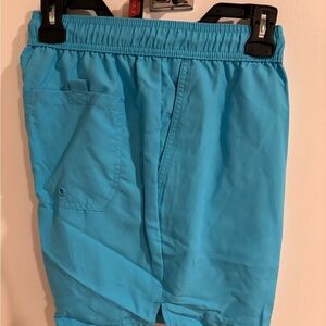 George Men's Aqua Swim Trunks Size Medium NWT